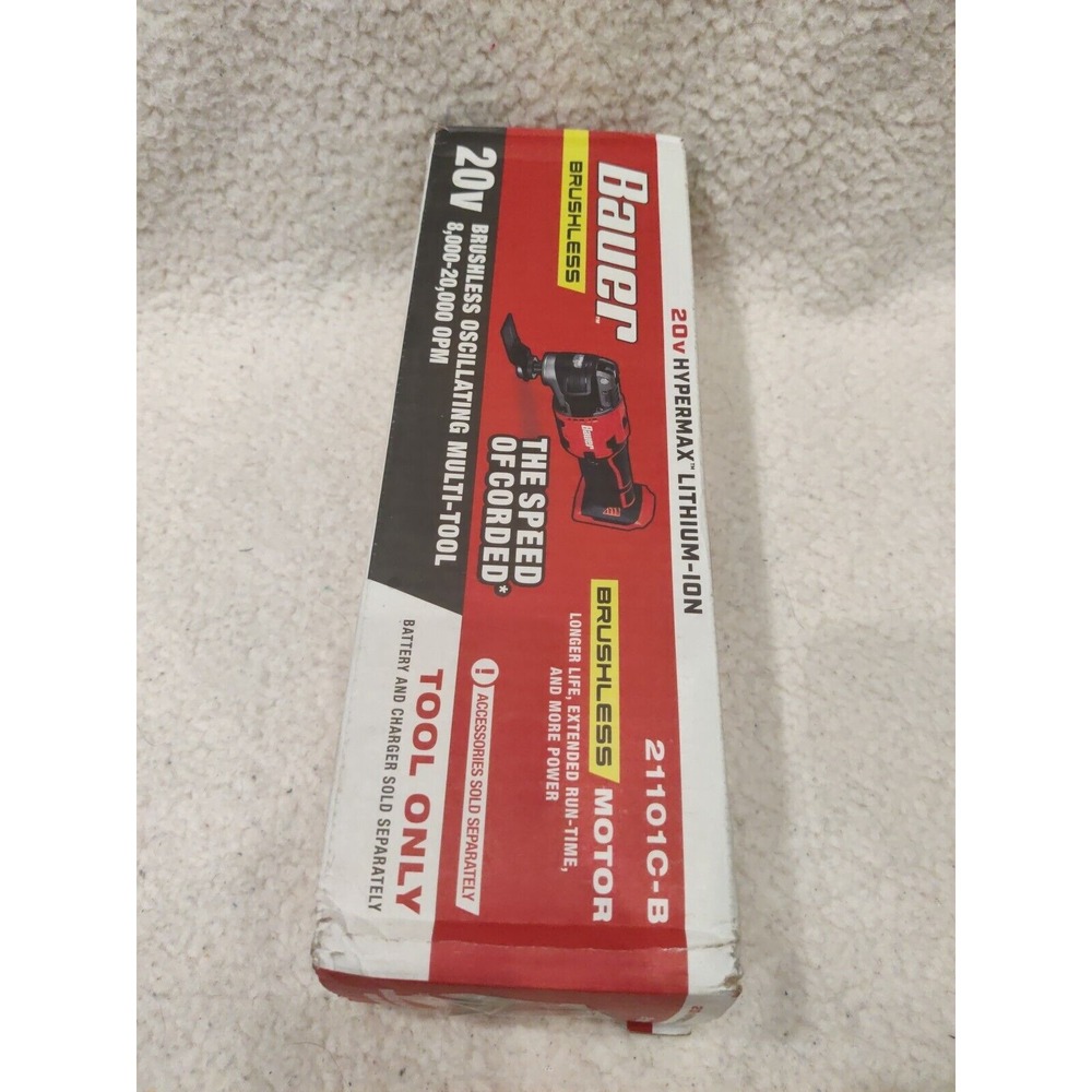 Bauer Brushless 20V Hypermax Lithium Ion Oscillating Multi-Tool- Model #21101C-B